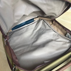 ショルダーバッグ　革紐付きの画像