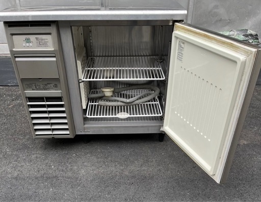 【動確済み】2019年 フクシマ 業務用 テーブル形冷蔵庫 YRC-090RM2 154L 900×600×800 台下冷蔵庫 コール