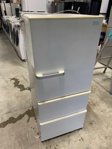 NO B886?福岡市内配送設置無料✨?AQR-27G2-W 冷蔵庫 スタンダードシリーズ ナチュラルホワイト [272L /3ドア 