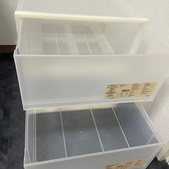 無印カラーBOX2個
の画像