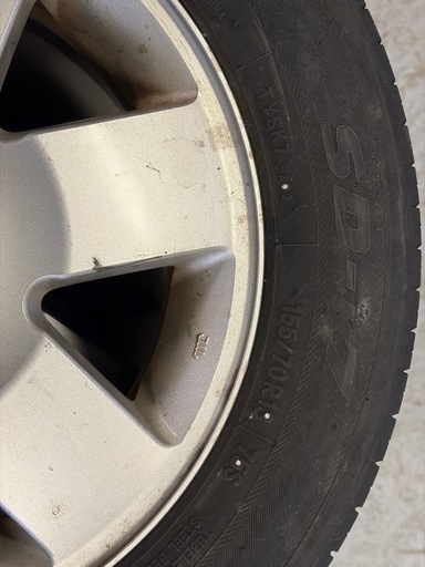 スズキ　アルミホイール　155/70R 13