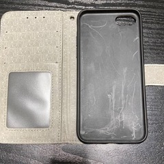 ☆手帳型スマホカバー　中古　市松模様の画像