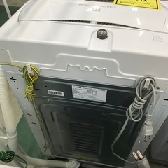 ジャングルジャングル貝塚店　洗濯機　東芝　白　ホワイト　2021年製　5.0kg 全自動洗濯機　上開き　縦型　送風　簡易乾燥　ほぐし脱水　カビ取り機能　浸透パワフル洗浄　温度センサー　中古　貝塚市　二色浜の画像
