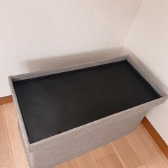 【美品】収納付きボックスソファの画像