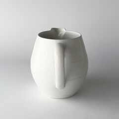 英国 ヴィンテージ ピッチャー ジャグ 陶器 水差し ウォーターピッチャー フラワーベース ポット 食器 ビンテージ イギリス 85131の画像