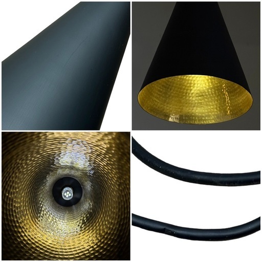 ②正規品 14.3万 Tom Dixon トムディクソン ペンダントライト ビートトール 照明器具 Beat Tall LED SPA