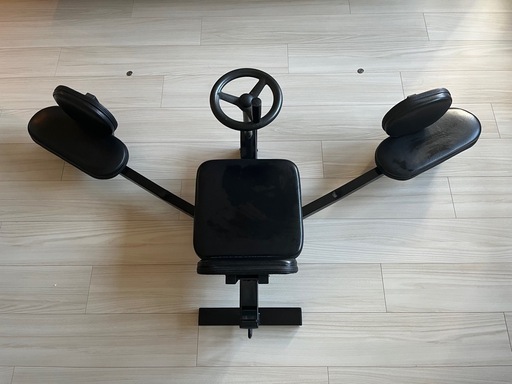 【美品】空手上達間違いなし/開脚マシン　レッグストレッチャー