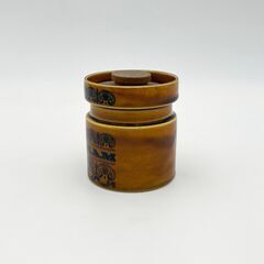 Scroll スパイスポット スパイスジャー MARJORAM 英国 ヴィンテージ ホーンジー オータムブラウン イギリス 食器 レトロ 85164の画像