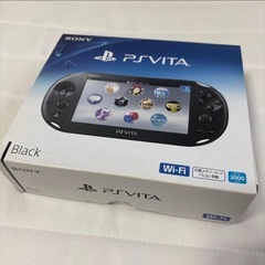 【純正メモリカード2枚付】PS Vita PCH-2000 本体 ブラックの画像