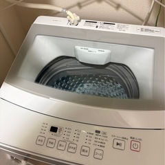NITORIニトリ 洗濯機 6.0kg  NT60L1WH 2024年製 説明書つきの画像