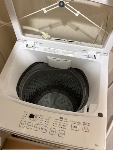 【引渡決定】2024年製 NITORI洗濯機 6.0kg  NT60L1WH 説明書つき