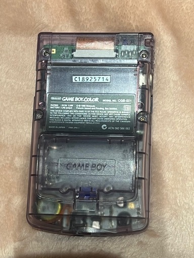 【大人気】GAME BOY COLORクリアタイプ  