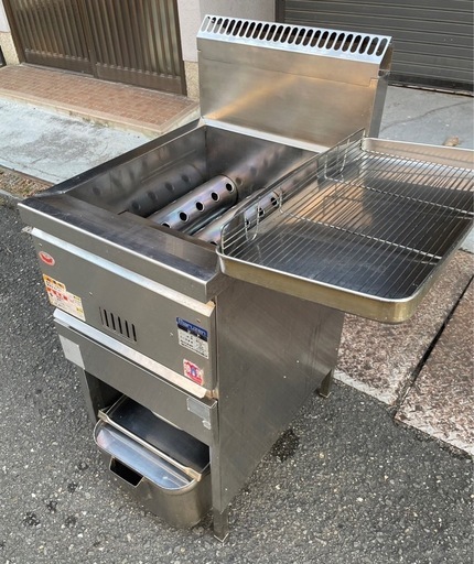 【動確済み】マルゼン 業務用フライヤー MGF-18K 都市ガス 18L 幅430×奥600×800+150 ガスフライヤー 揚げ物 