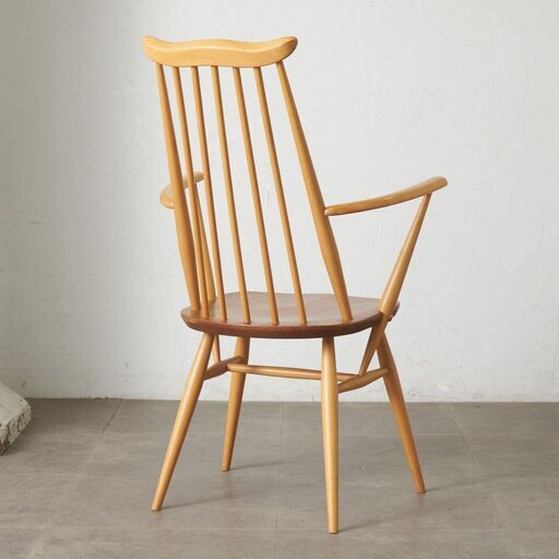 【発送の場合は即購入不可】 ERCOL ゴールドスミスチェア 英国 ヴィンテージ アームチェア ダイニングチェア ウィンザーチェア 椅