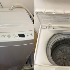 【無料】冷蔵庫2020年製90L・洗濯機2018年製4.5kg セットの画像