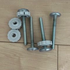 ベビーゲート　白×グレー　Bukoの画像