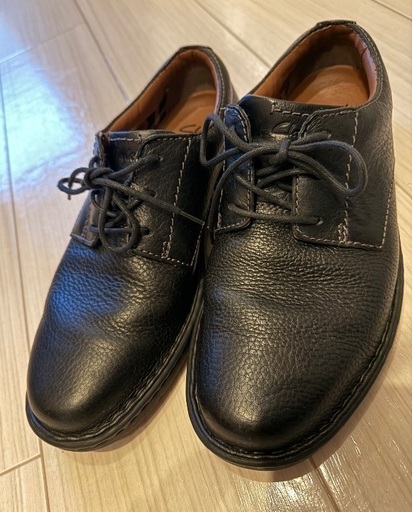 Clarks 1825 plus ブラック 革靴　クラークス　美品