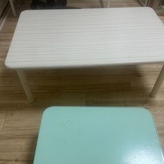 テープルセット2個の画像