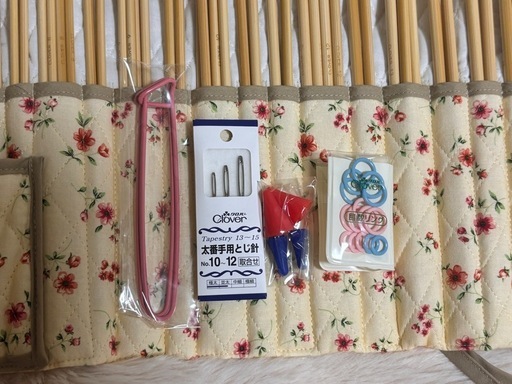 【未使用】棒針セット編み物 匠Ⅱ clover クロバー