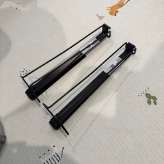 IKEA  ポーリケ　ワイングラスホルダー 黒 2つの画像