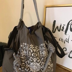 ボールアンドチェーン エコバッグ 【ショルダーストラップ1本無料】トートバッグの画像