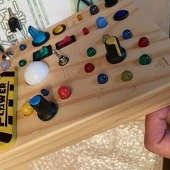 取引中　美品 　 スイッチ好きのお子様に！ スイッチおもちゃ 車内 暇つぶし 電気 灯の画像