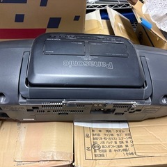 Panasonic パナソニック CDラジカセ RX-DT701 サイバートップ【CD/ラジオ動作確認済・カセットジャンク】バブルラジカセ 当時物の画像