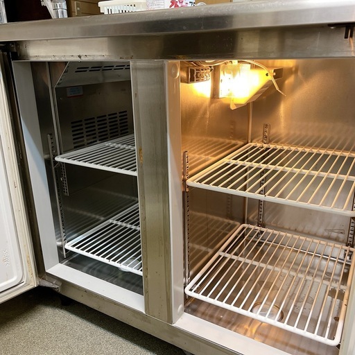 【動作確認済】大和冷機 業務用冷凍冷蔵庫 4061S-A（W1200×D600）コールドテーブル