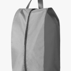 【2枚】シューズバッグ グレー パッキングポーチ　小物入れの画像