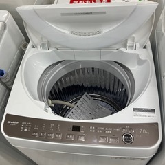 安心の1年間保証付き！SHARP全自動洗濯機2024年製7.0kg【トレファク堺福田店】の画像