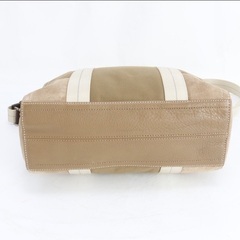 COACH レザー キャンバス 2WAY トート バッグの画像