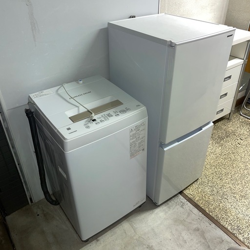 シャープ 冷凍冷蔵庫　151L 東芝 洗濯機　4.5kg セット　2022年製