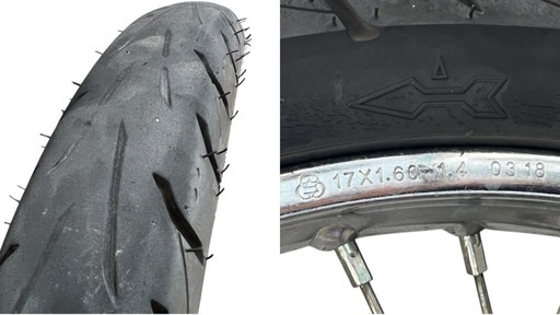 スーパーカブ110 JA44 タイヤ付きリアホイール HONDA