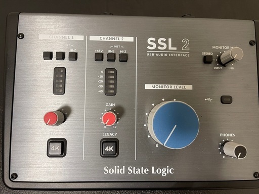 【付属品完備】SSL2 オーディオインターフェース