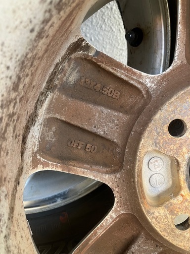 取り引き中　
165\65r13 タイヤ、4.5J＋50