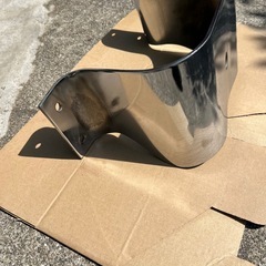 トヨタ ランクル40 BJ40 純正 右リアバンパー メッキの画像