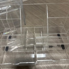 アクリルケース　クリアケース　コスメ収納の画像