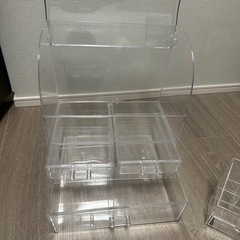 アクリルケース　クリアケース　コスメ収納の画像