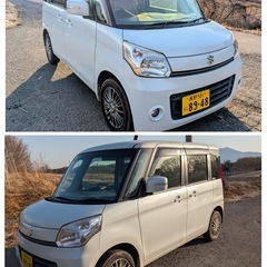 スズキ スペーシア4WDターボ★車検2028/1★平成26年車★車両価格32万円の画像