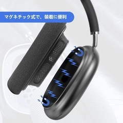 イヤークッション AirPods Max交換用 ヘッドフォン用イヤパッド 交換用の画像