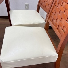 伸長式ダイニングテーブルセットの画像