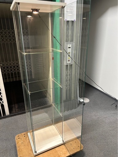 ガラスショーケース 照明付き スリム型 コレクションケース ディスプレイ什器