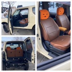 JB23W スズキ ジムニー 車検令和9年10月まで  平成18年車 6型 AT オートマ メーター交換車    グレードXG リフトアップ 全塗装 　の画像