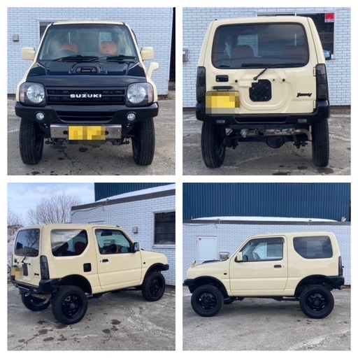 JB23W スズキ ジムニー 車検令和9年10月まで  平成18年車 6型 AT オートマ メーター交換車    グレードXG リフトアップ 全塗装 　