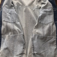 ダークブルー デニムジャケットの画像