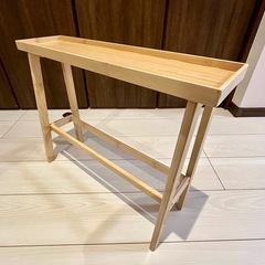 【無印良品】竹材スリムトレーテーブルの画像