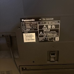 【値下げ中】テレビ Panasonic 品番:TH-32A320の画像