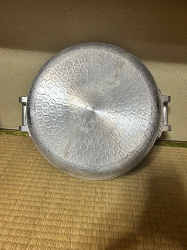 アルミ両手鍋 フタ付き