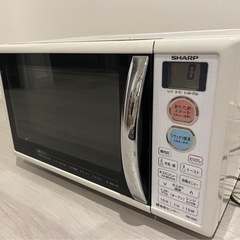 SHARP オーブンレンジ　ホワイト 2015年製
の画像