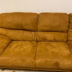 LEATHERTEX カウチソファーの画像